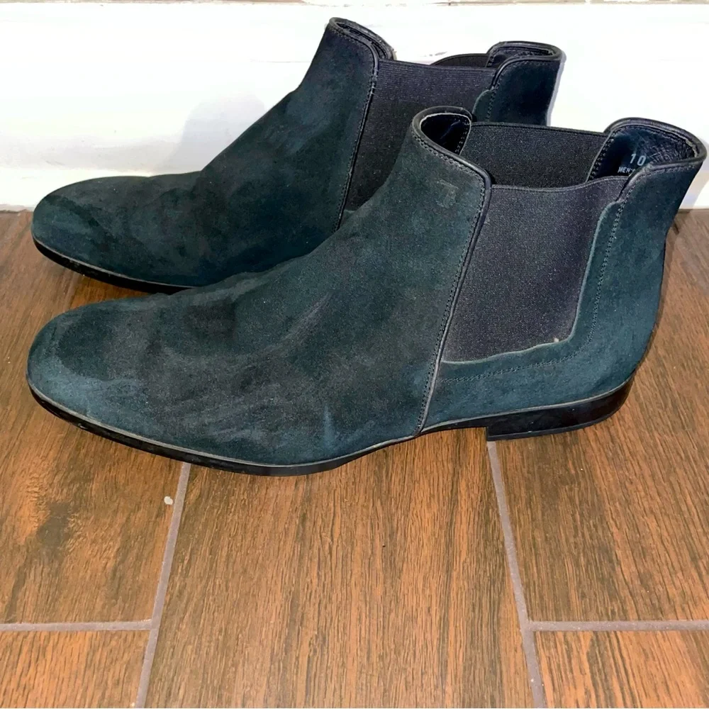 TOD’S Black Suede Chukka Slip On Boots Size 10